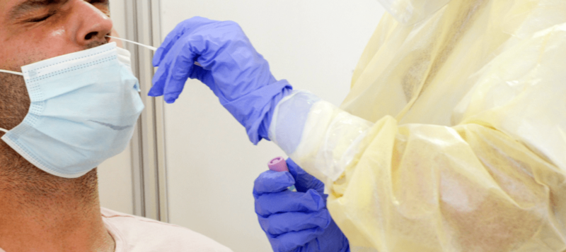 Imagen de archivo de una prueba de cribado PCR / TA